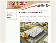 Tablet Screenshot of kam-bil.pl